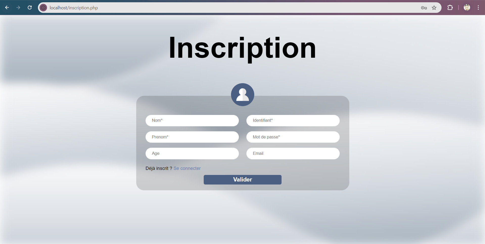 Extrait du programme
